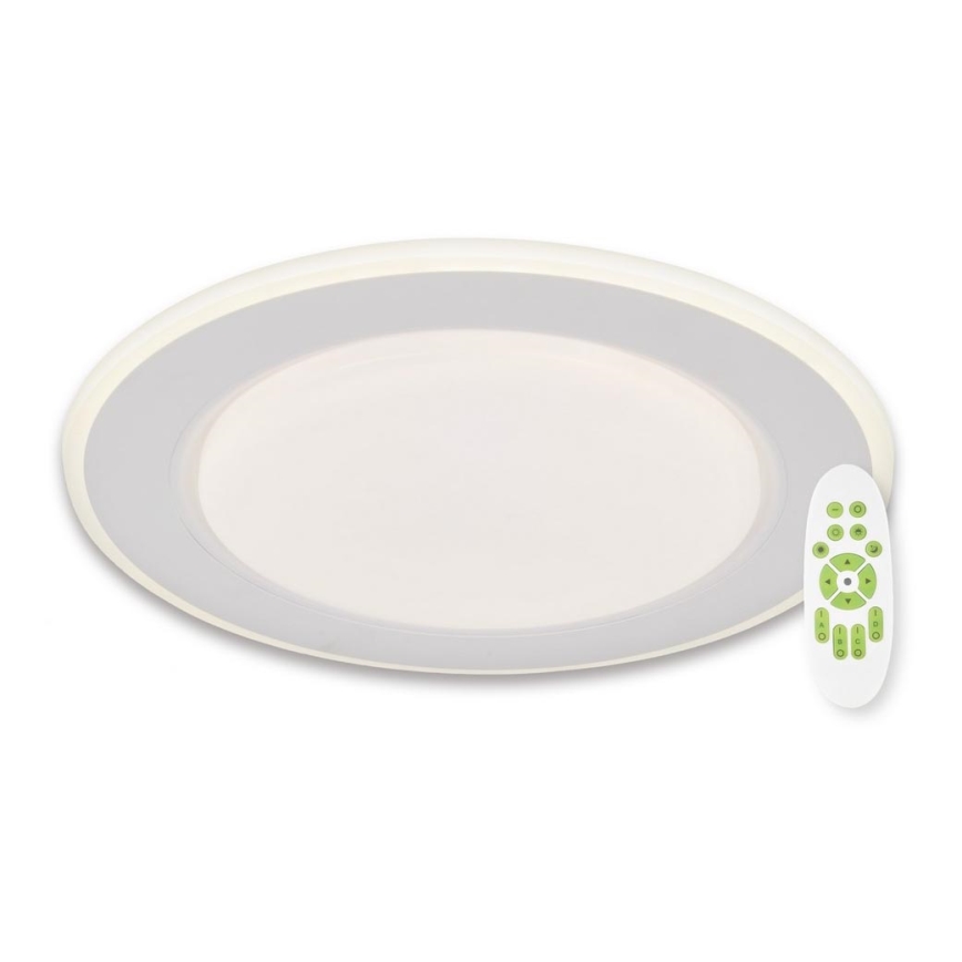 Top Light - LED Димируем плафон NORMAN LED/51W/230V Ø 39 см бял + дистанционно управление