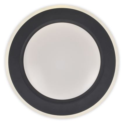 Top Light - LED Димируем плафон NORMAN LED/60W/230V Ø 49 см черен + дистанционно управление