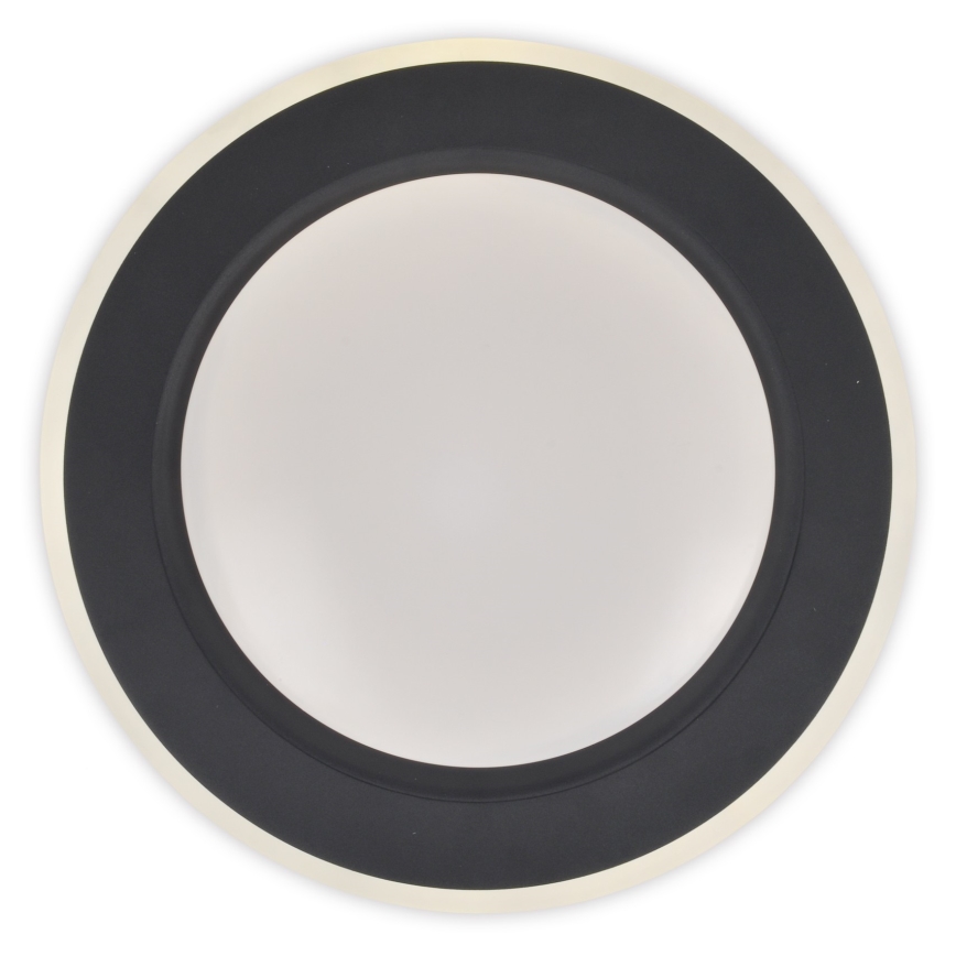 Top Light - LED Димируем плафон NORMAN LED/60W/230V Ø 49 см черен + дистанционно управление