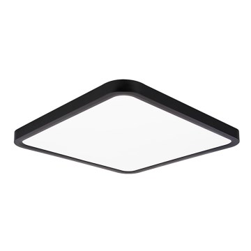 Top Light - LED Димируем плафон REVIT LED/36W/230V 3000-6500K 40x40 см черен + дистанционно управление