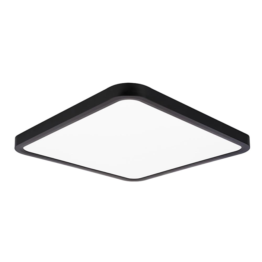 Top Light - LED Димируем плафон REVIT LED/36W/230V 3000-6500K 40x40 см черен + дистанционно управление