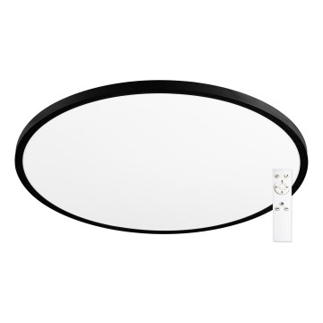 Top Light - LED Димируем плафон REVIT LED/70W/230V 3000-6500K Ø 75 см черен + дистанционно управление