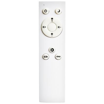 Top Light - LED Димируем плафон REVIT LED/70W/230V 3000-6500K Ø 75 см бял + дистанционно управление