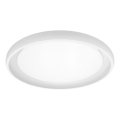 Top Light - LED Димируем плафон SALERNO LED/60W/230V 3000-6500K Ø 60 см бял + дистанционно управление
