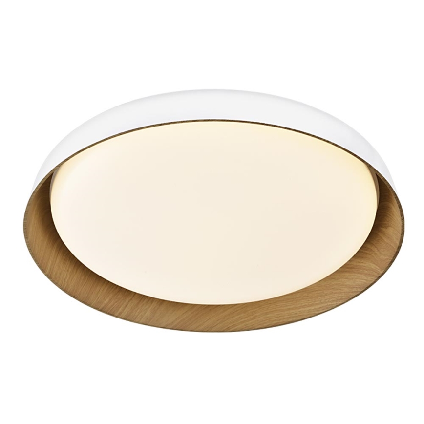 Top Light - LED Димируем плафон SATELLITE LED/36W/230V 3000-6500K Ø 43 см бял/кафяв + дистанционно управление