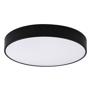 Top Light - LED Димируем плафон за баня PETAL LED/48W/230V IP44 3000-6500K Ø 48 см черен + дистанционно управление