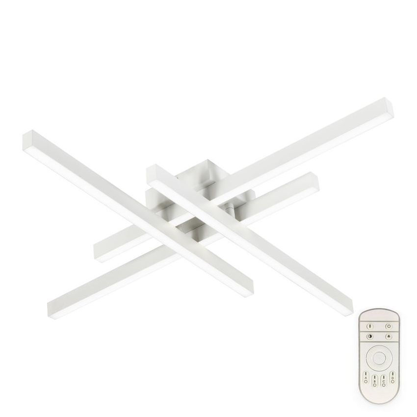 Top Light - LED Димируем полилей за повърхностен монтаж CROSS LED/50W/230V 3000-6500K + дистанционно управление