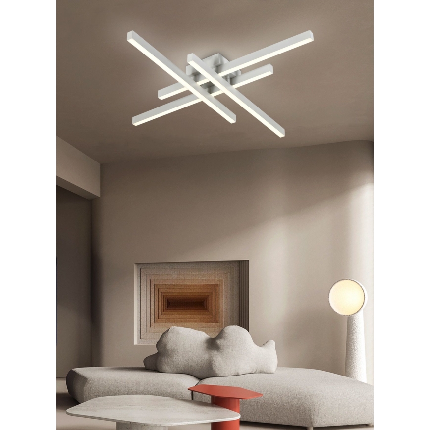 Top Light - LED Димируем полилей за повърхностен монтаж CROSS LED/50W/230V 3000-6500K + дистанционно управление