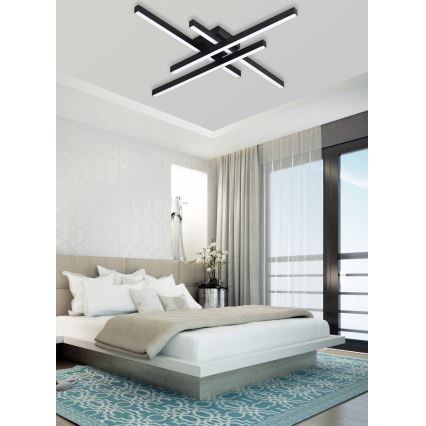 Top Light - LED Димируем полилей за повърхностен монтаж CROSS LED/50W/230V 3000-6500K + дистанционно управление