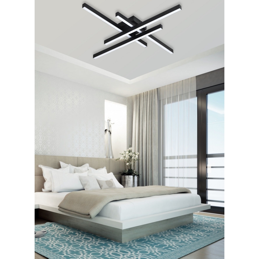 Top Light - LED Димируем полилей за повърхностен монтаж CROSS LED/50W/230V 3000-6500K + дистанционно управление