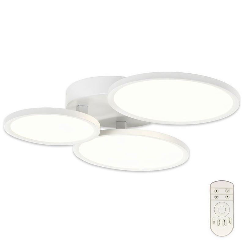 Top Light - LED Димируем полилей за повърхностен монтаж MERKUR LED/50W/230V 3000-6500K бял + дистанционно управление