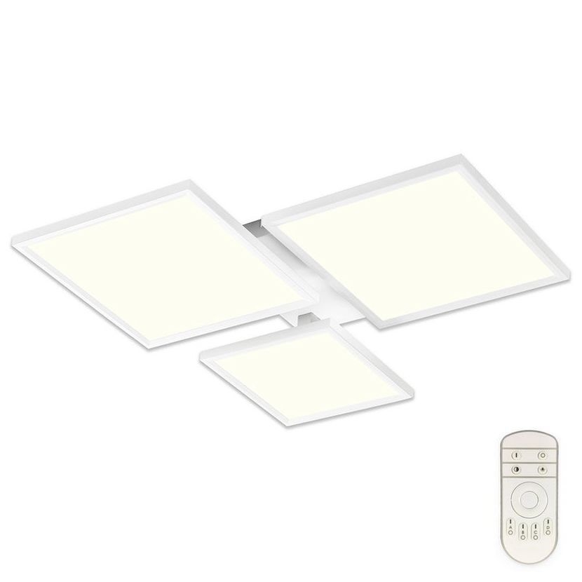 Top Light - LED Димируем полилей за повърхностен монтаж MERKUR LED/50W/230V 3000-6500K бял + дистанционно управление