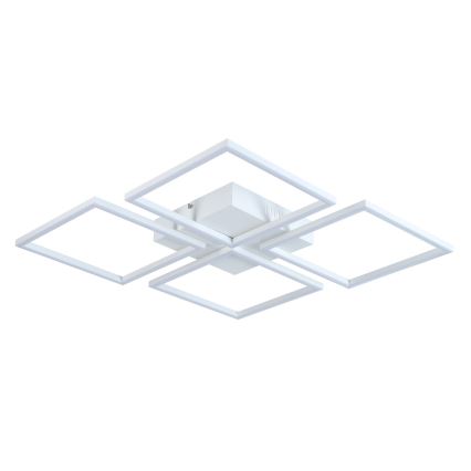 Top Light - LED Димируем полилей за повърхностен монтаж RIVIERA 4xLED/16,25W/230V ъглов бял + дистанционно управление