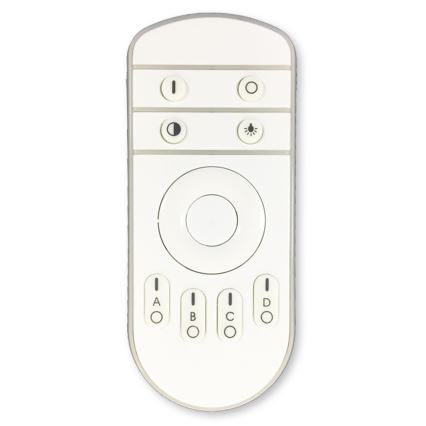 Top Light - LED Димируем повърхностен полилей LED/50W/230V черен + дистанционно