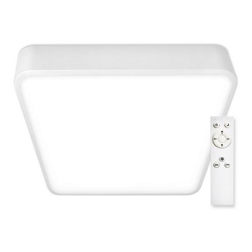 Top Light - LED Димируема лампа LED/51W/230V бяла квадратна + дистанционно