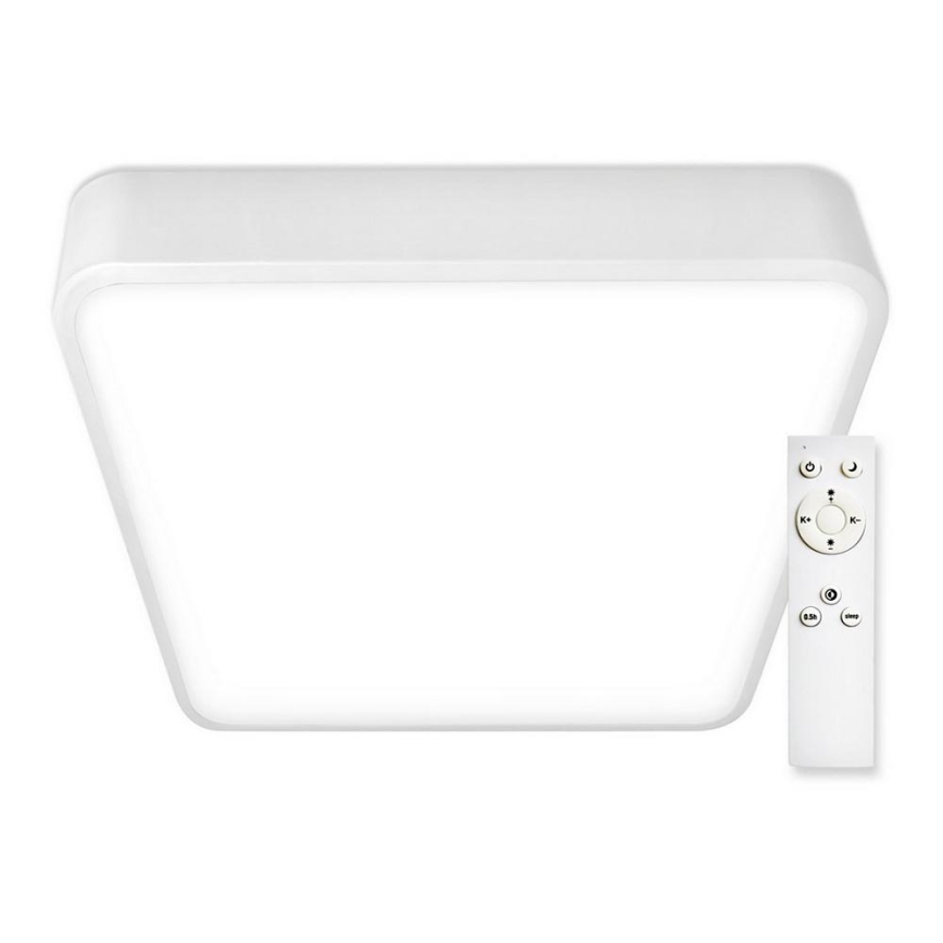 Top Light - LED Димируема лампа LED/51W/230V бяла квадратна + дистанционно