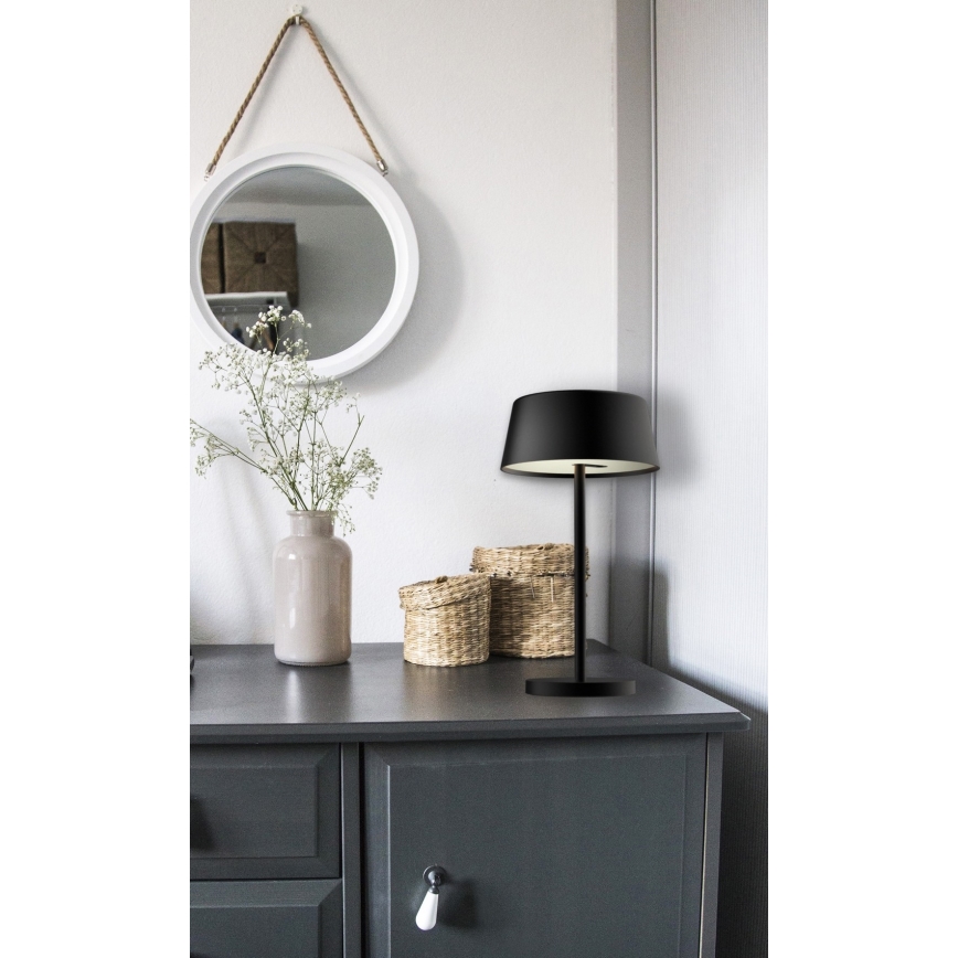 Top Light - LED Димируема сензорна настолна лампа PARIS C LED/6,5W/230V черен