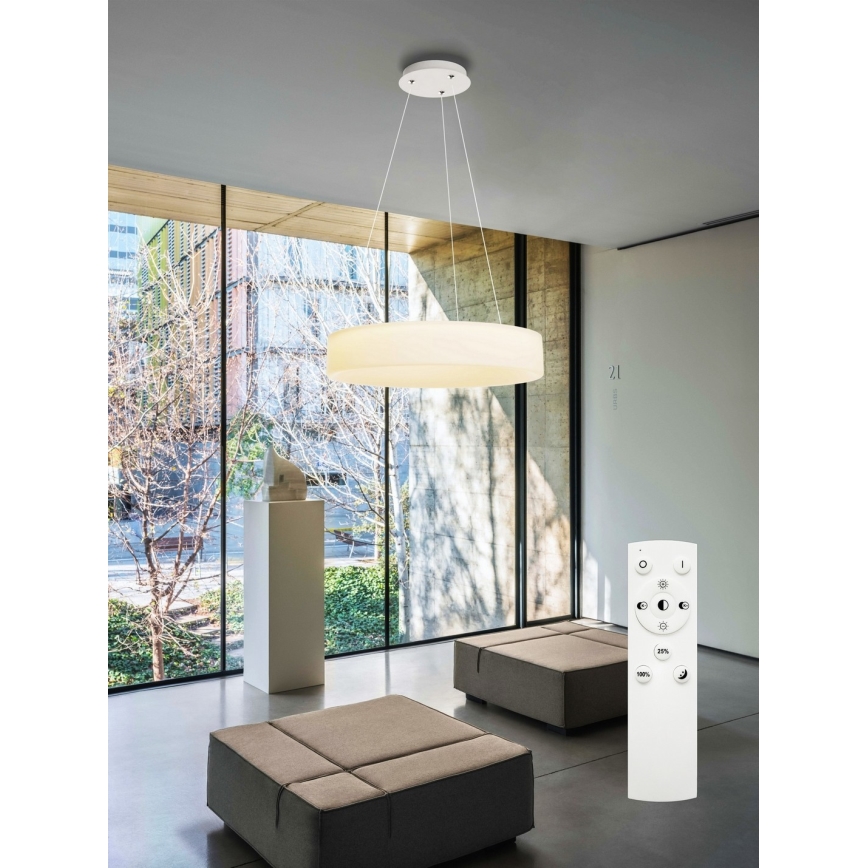 Top Light - Димируема висяща лампа HALO LED/60W/230V 3000-6500K Ø 60 см + дистанционно управление