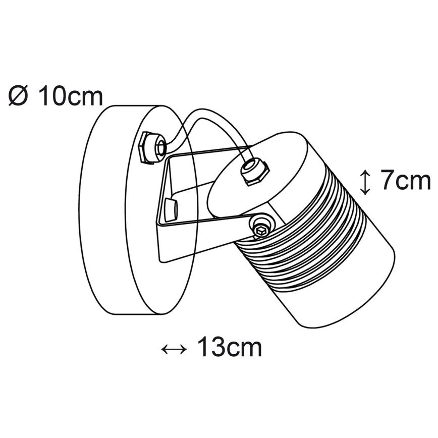 Top Light - LED Екстериорен аплик IBIZA LED/5W/230V IP54