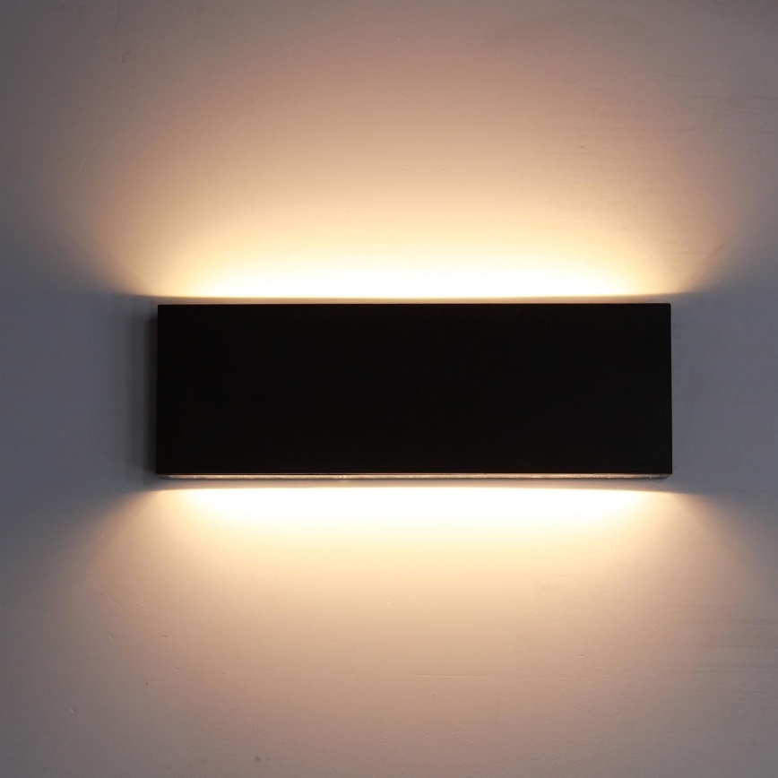 Top Light - LED Екстериорен аплик OBLIGO LED/12W/230V IP65 черен