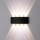 Top Light - LED Екстериорен аплик RAY LED/8W/230V IP44 4000K черен