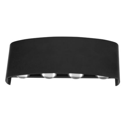 Top Light - LED Екстериорен аплик RAY LED/8W/230V IP44 4000K черен