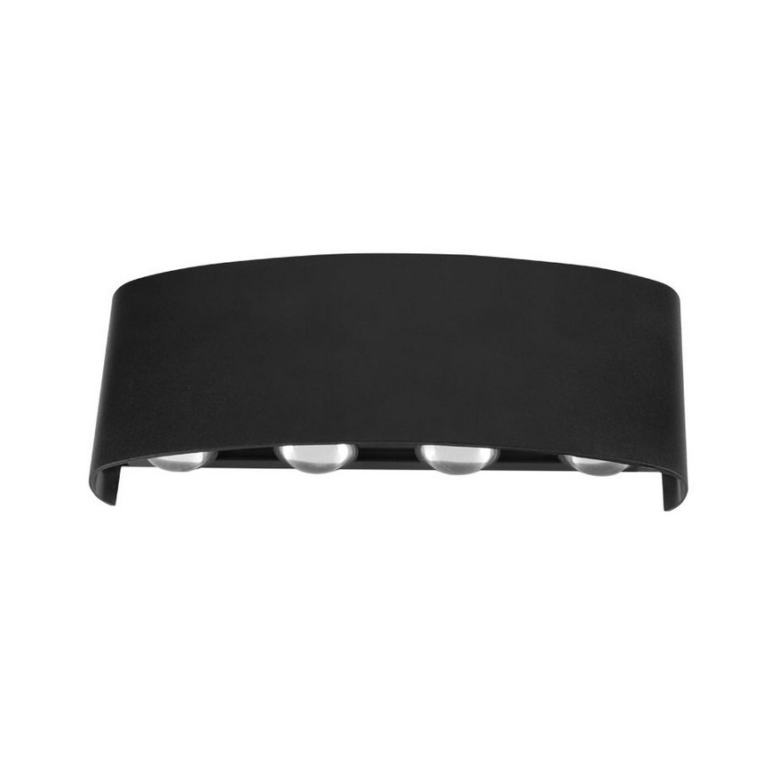 Top Light - LED Екстериорен аплик RAY LED/8W/230V IP44 4000K черен