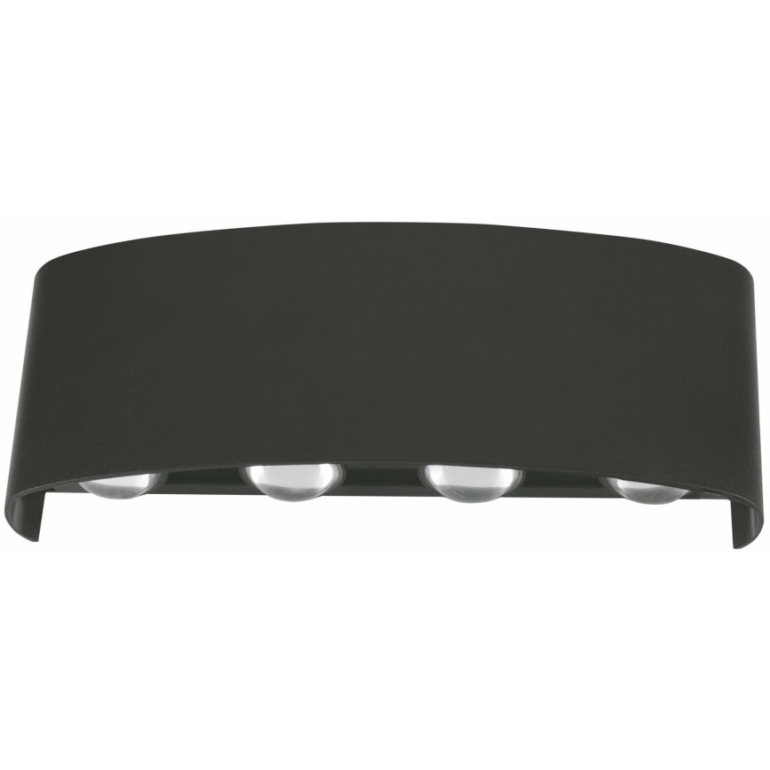 Top Light - LED Екстериорен аплик RAY LED/8W/230V IP44 4000K черен