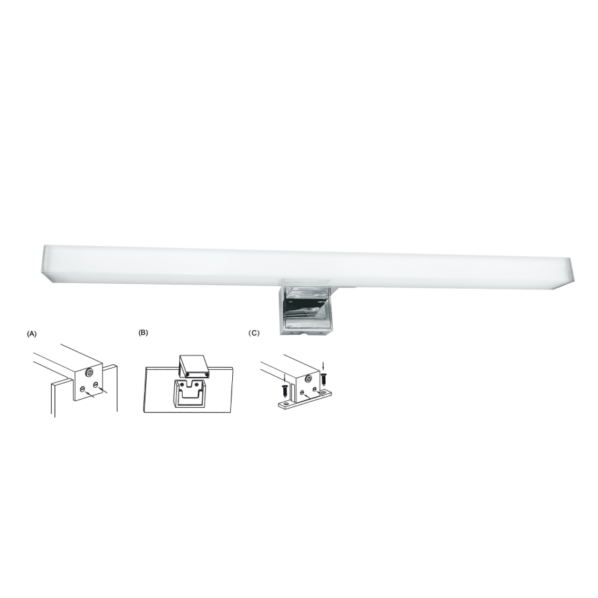 Top Light - LED Лампа за огледало в баня OREGON LED/7W/230V 40 см IP44