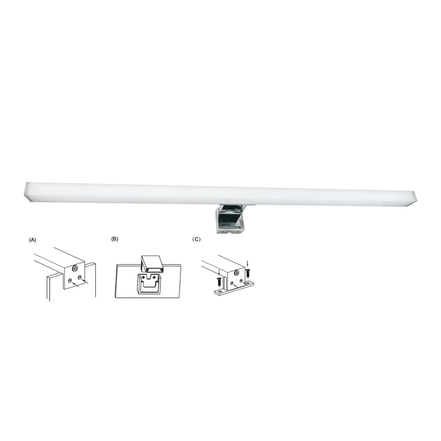 Top Light - LED Лампа за огледало в баня OREGON LED/9W/230V 60 см IP44
