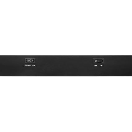 Top Light - LED осветително тяло за монтаж под шкаф AXIS LED/15W/230V 3000/4000/6500K 60 cm черно