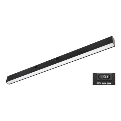 Top Light - LED осветително тяло за монтаж под шкаф AXIS LED/15W/230V 3000/4000/6500K 60 cm черно