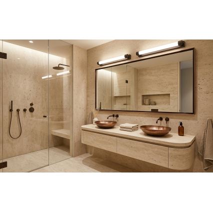 Top Light - LED осветление за огледало за баня TURIA LED/8W/230V 3000/4000/6500K IP44 40 cm черно