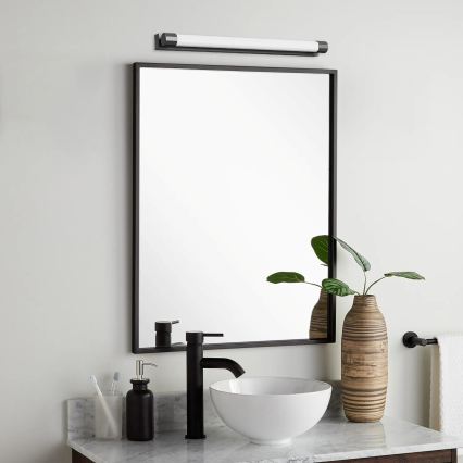 Top Light - LED осветление за огледало за баня TURIA LED/8W/230V 3000/4000/6500K IP44 40 cm черно