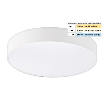 Top Light - LED Плафон за баня PETAL LED/24W/230V IP44 3000/4000/6500K Ø 35 см бял