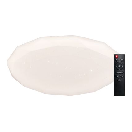 Top Light - димируемо LED таванно осветително тяло за баня SPARKLE LED/60W/230V 3000–6500K IP44 Ø 49 см бяло + дистанционно управление
