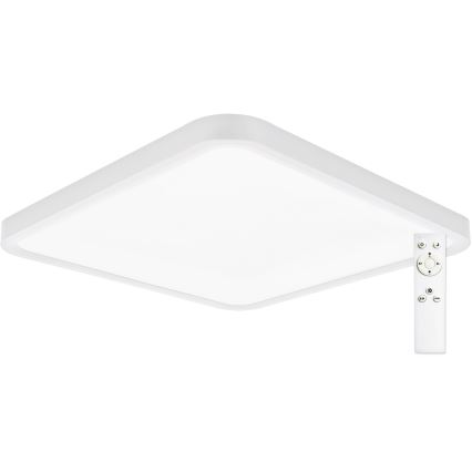 Top Light - LED Димируем плафон REVIT LED/36W/230V 3000-6500K 40x40 cm бял + дистанционно управление