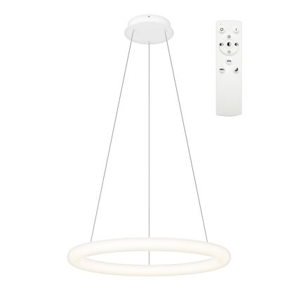 Top Light - Димируем LED полилей с кабелно окачване RINGO LED/40W/230V 3000-6500K бял + дистанционно управление