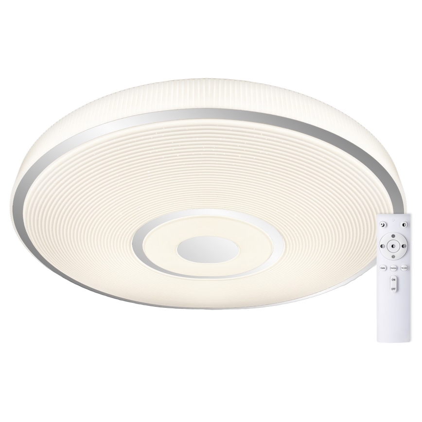 Top Light - LED RGB Димируем плафон RAINBOW LED/24W/230V кръгла + дистанционно управление