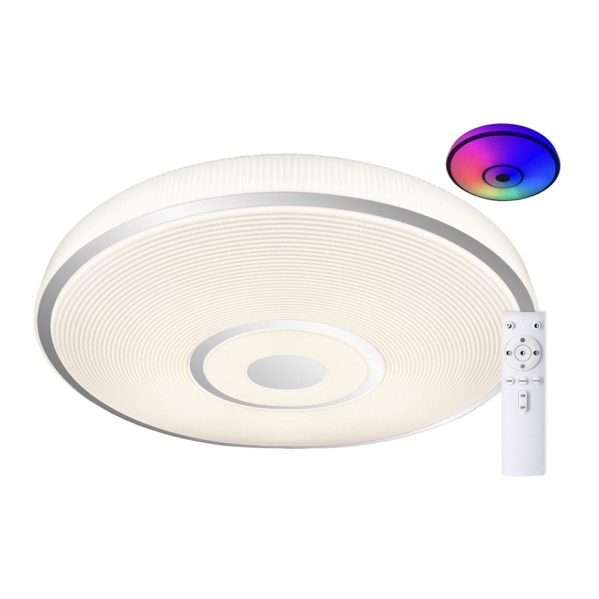 Top Light - LED RGB Димируем плафон RAINBOW LED/24W/230V кръгла + дистанционно управление