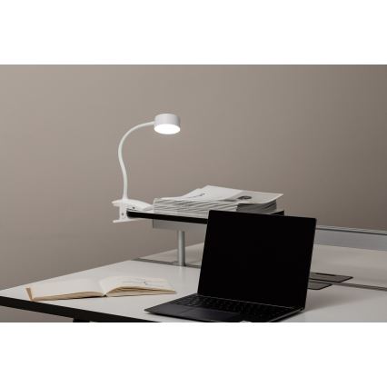Top Light - LED Димируема сензорна настолна лампа с клип BELLA LED/4,8W/5V 3000-6500K бяла