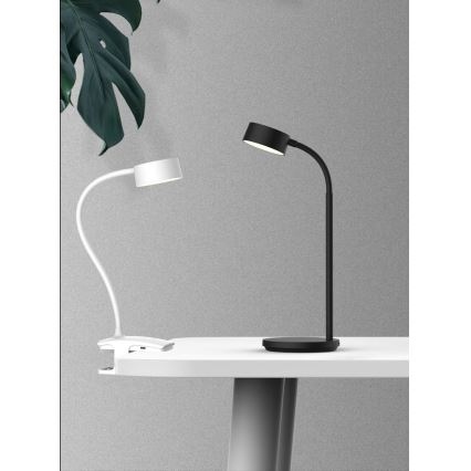 Top Light - LED Димируема сензорна настолна лампа с клип BELLA LED/4,8W/5V 3000-6500K бяла