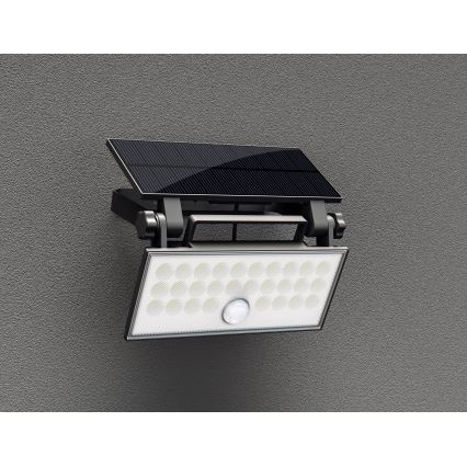Top Light - LED Соларен стена прожектор със сензор HELEON PRO LED/8W/3,7V IP65 4000K 2600 mAh
