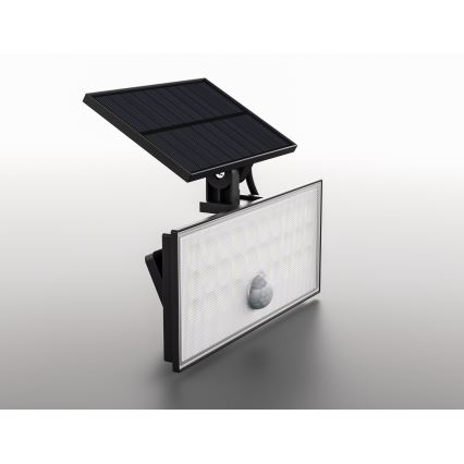 Top Light - LED Соларен стена прожектор със сензор HELEON VARIO LED/8W/3,7V IP65 4000K 2200 mAh + дистанционно управление