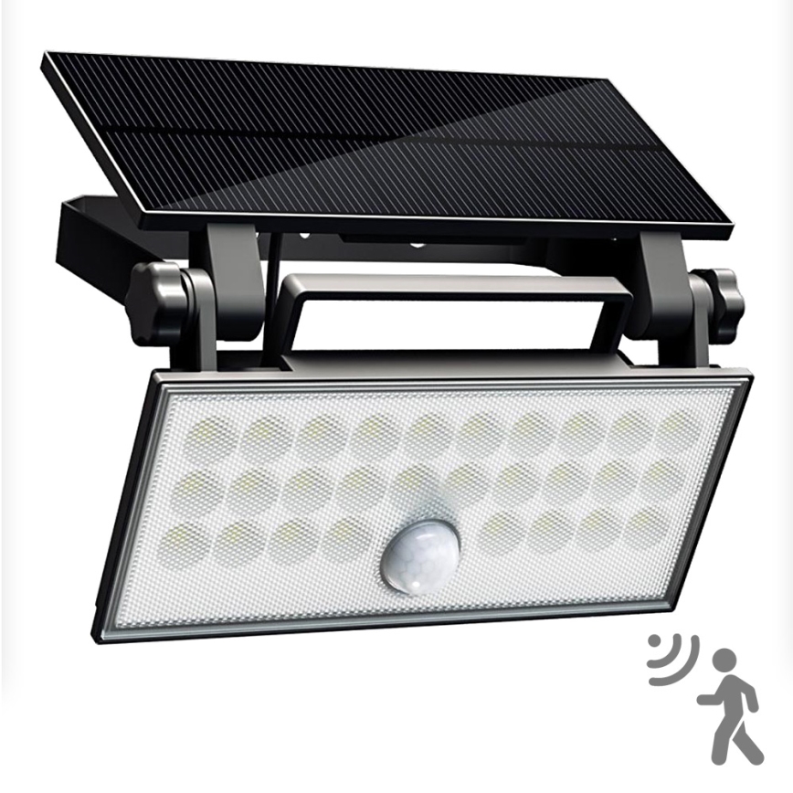 Top Light - LED Соларен стена прожектор със сензор HELEON PRO LED/8W/3,7V IP65 4000K 2600 mAh