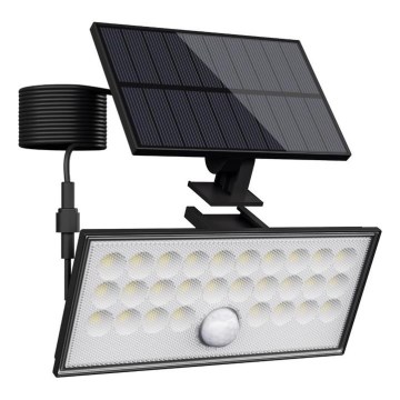 Top Light - LED Соларен стена прожектор със сензор HELEON VARIO LED/8W/3,7V IP65 4000K 2200 mAh + дистанционно управление