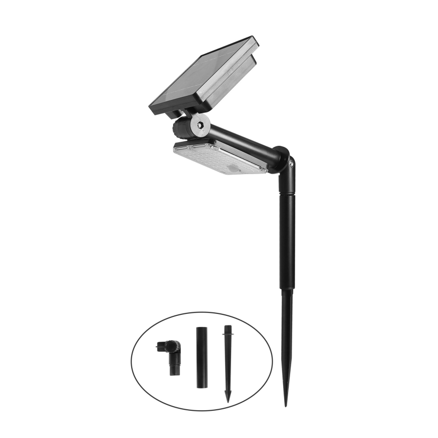 Top Light - LED соларно осветително тяло със сензор 3в1 ZENITH LED/10W/3,7V 3000/4000/6500K IP54 2400 mAh