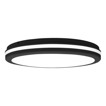 Top Light - LED таванно осветително тяло за баня COMET LED/40W/230V 3000/4000/6500K IP54 черно Ø 40 см