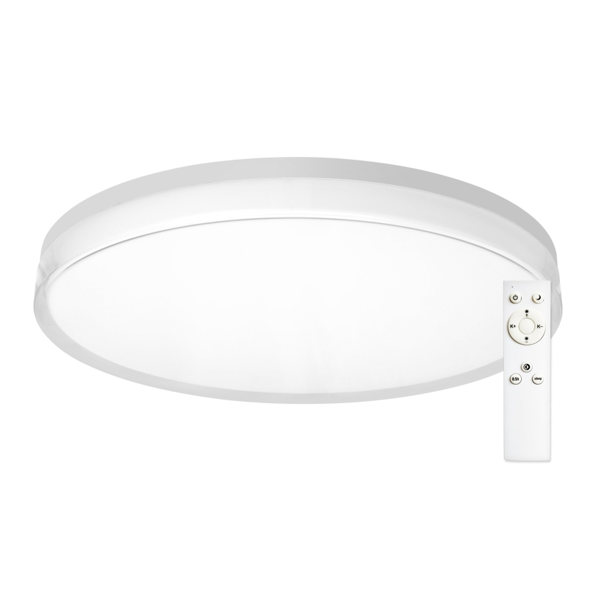 Top Light - LED димируемо таванно осветително тяло за баня NEXUS LED/55W/230V 3000-6500K IP44 pr. 48 cm бяло + дистанционно управление