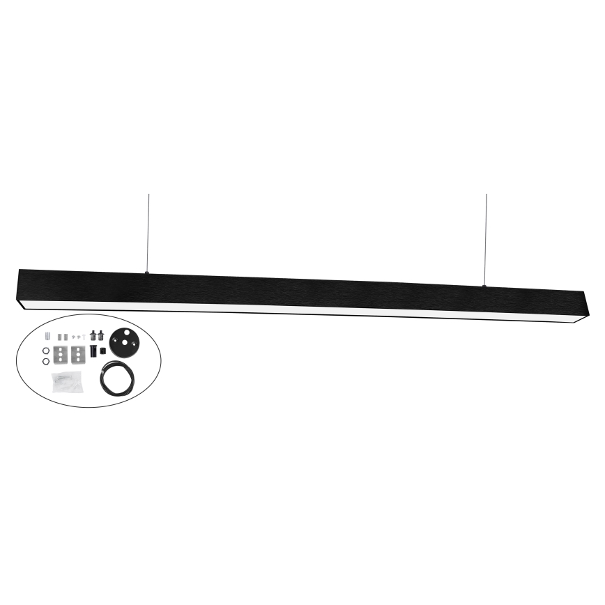 Top Light - LED таванно осветително тяло за повърхностен монтаж/висящо HORIZON LED/40W/230V 3000/4000/6500K черно